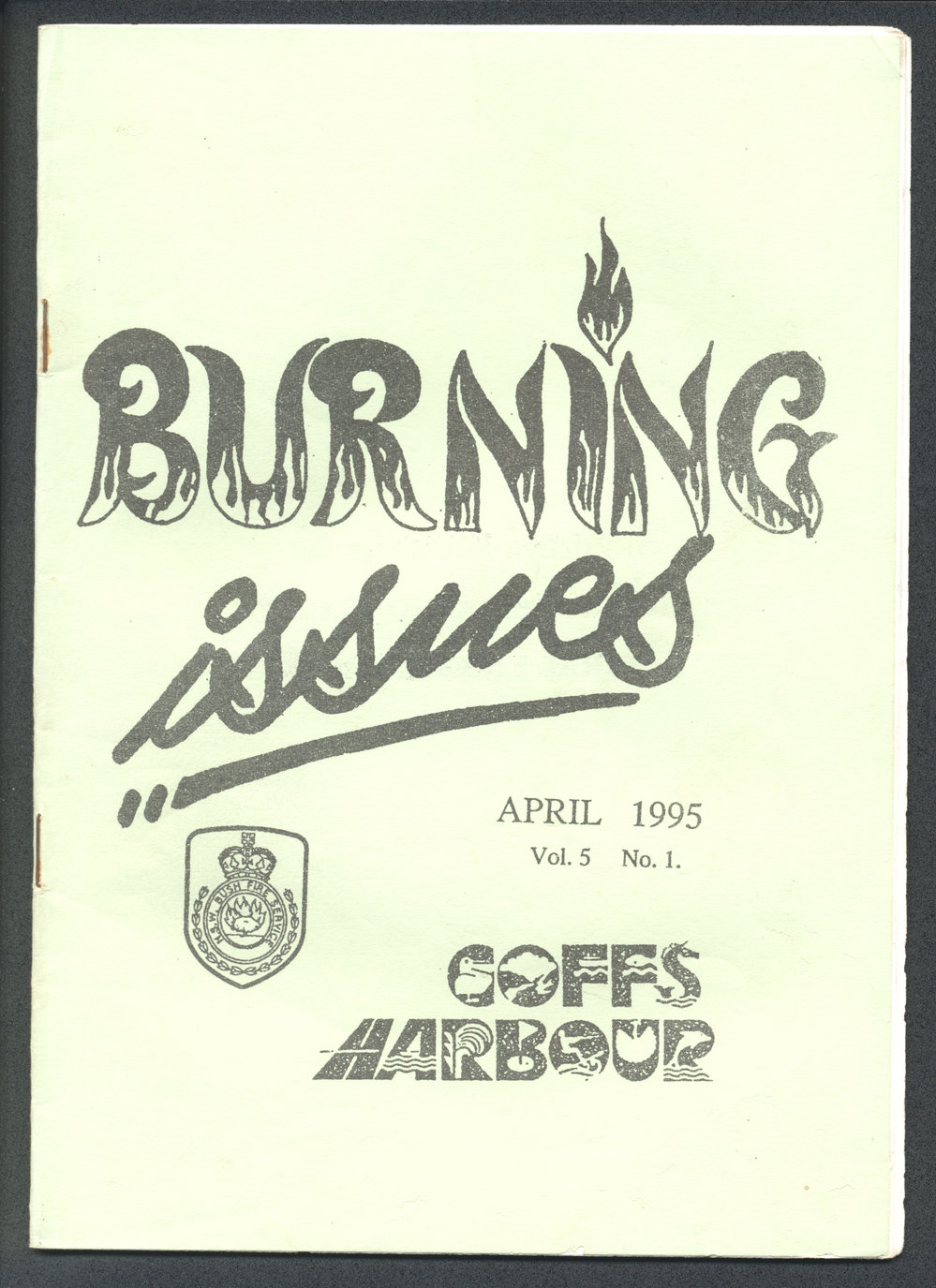 Burning Issues, Vol. 5 No. 1, April 1995