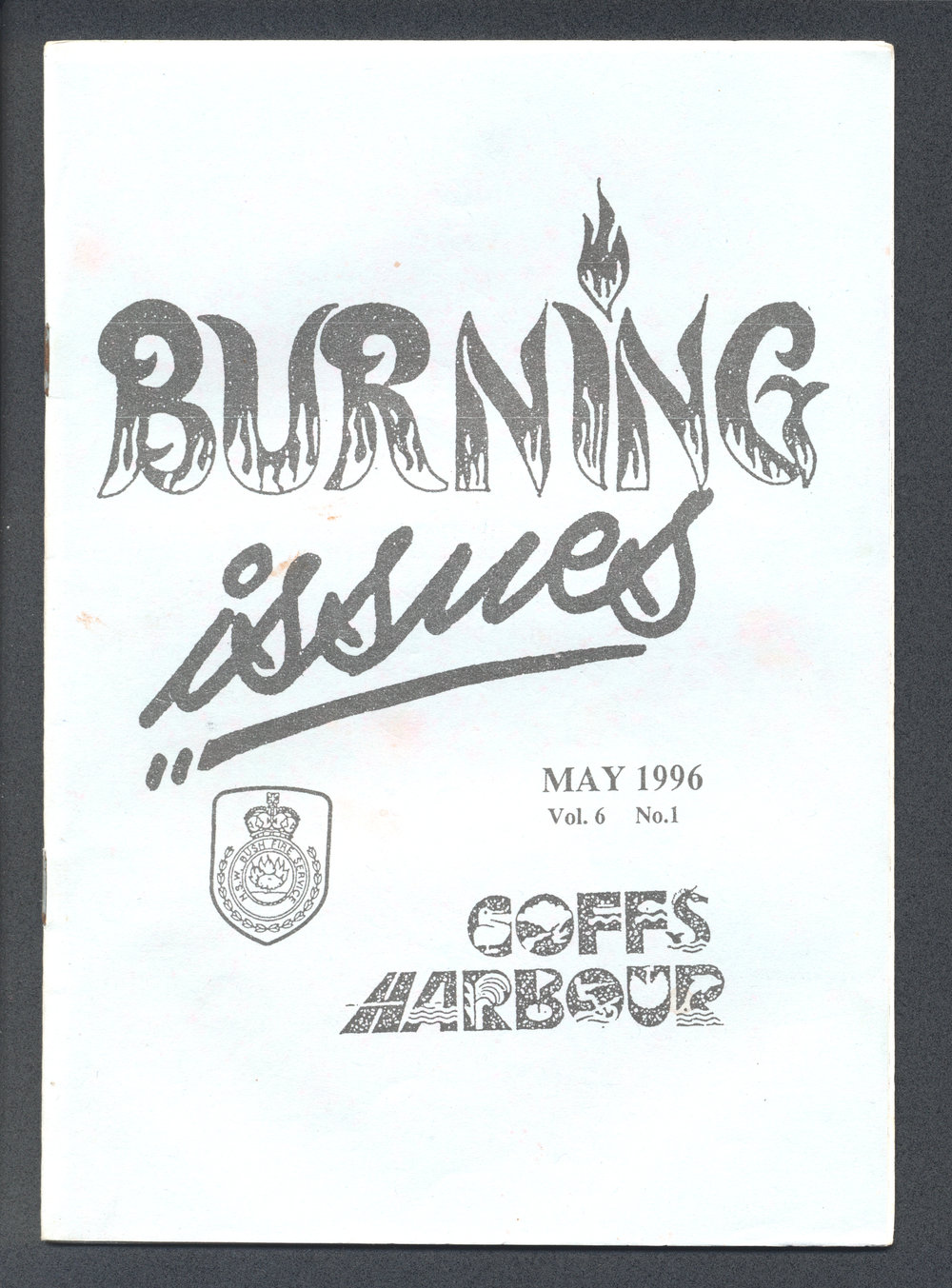 Burning Issues, Vol. 6 No. 1, May 1996