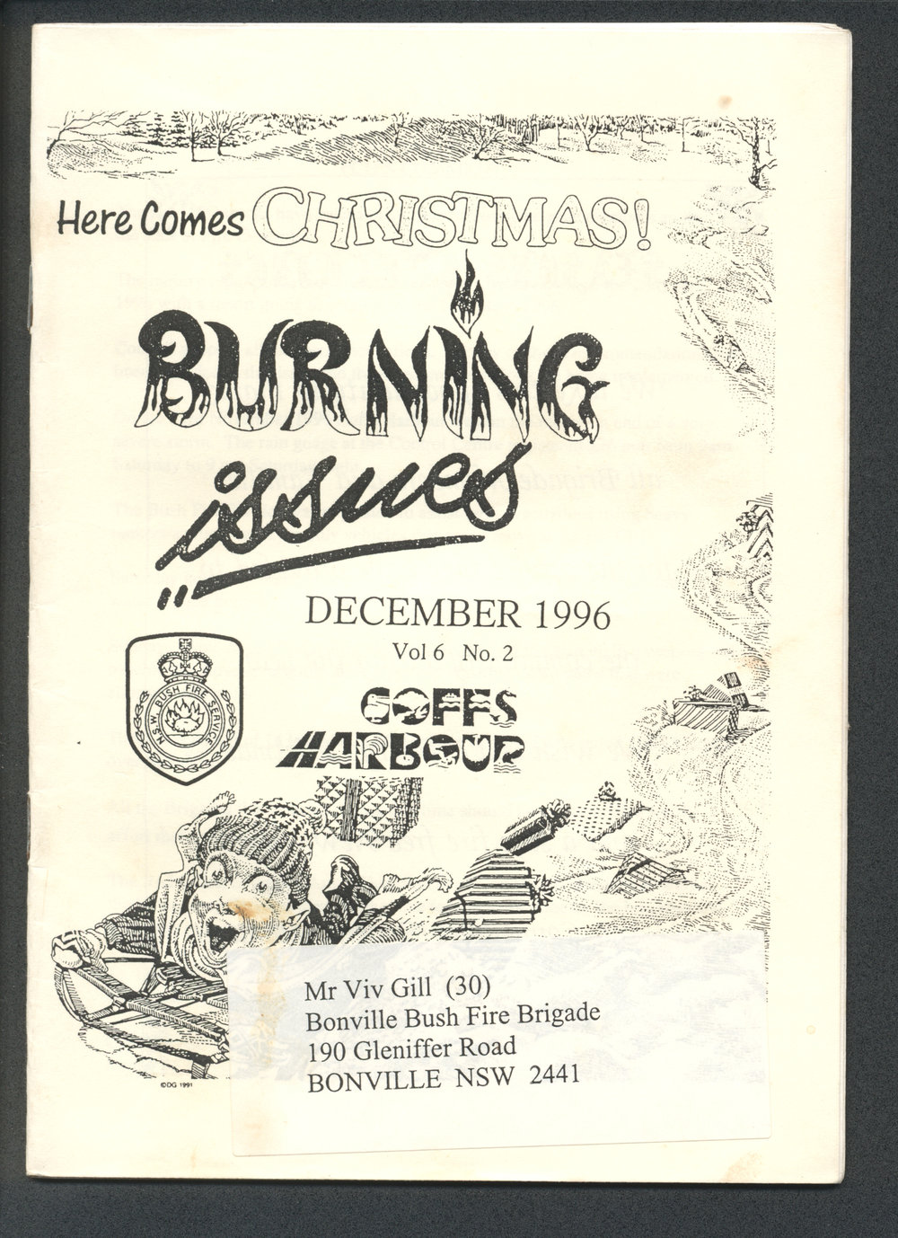 Burning Issues, Vol. 6 No. 2, December 1996