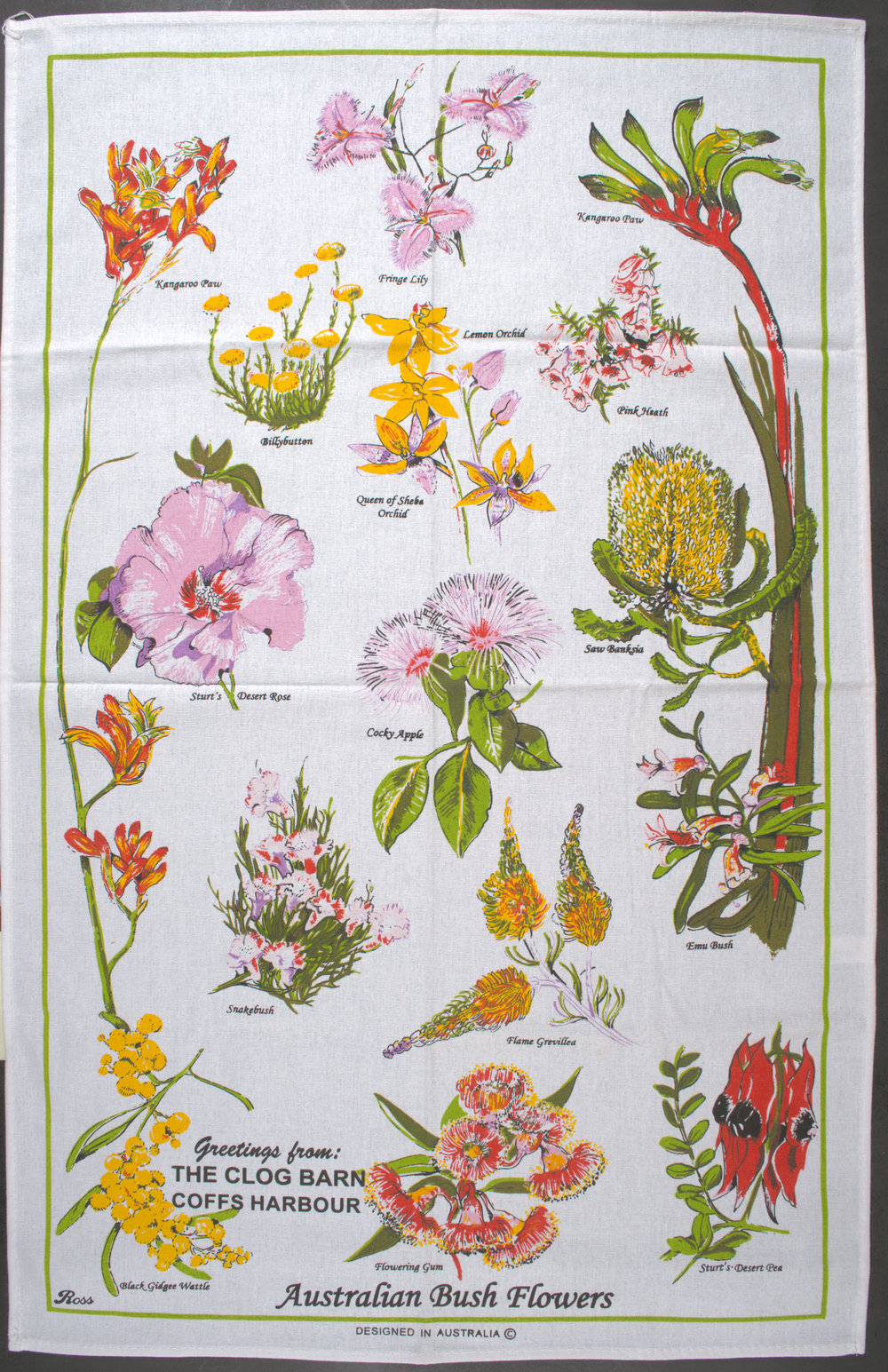 Souvenir tea towel