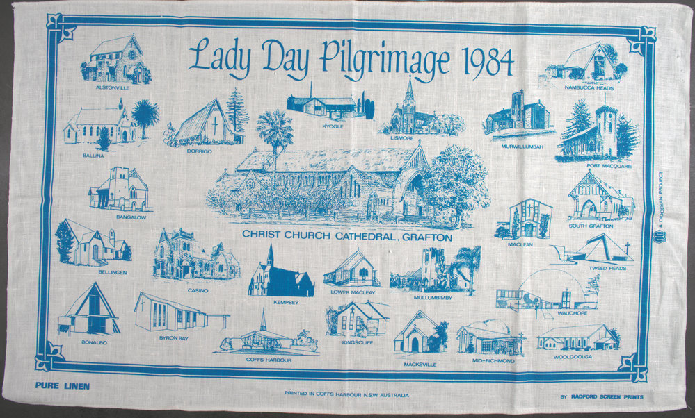 Commemorative tea towel