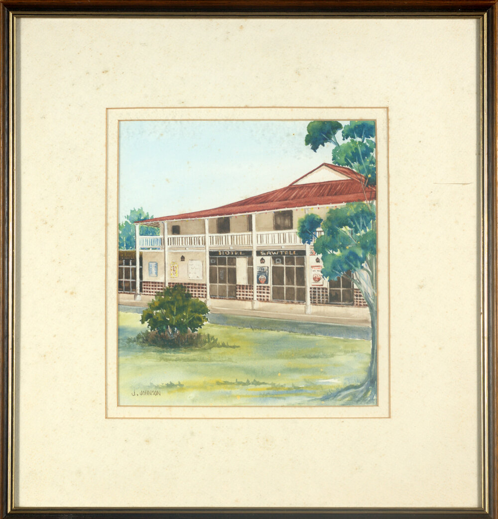 Painting of Hotel Sawtell