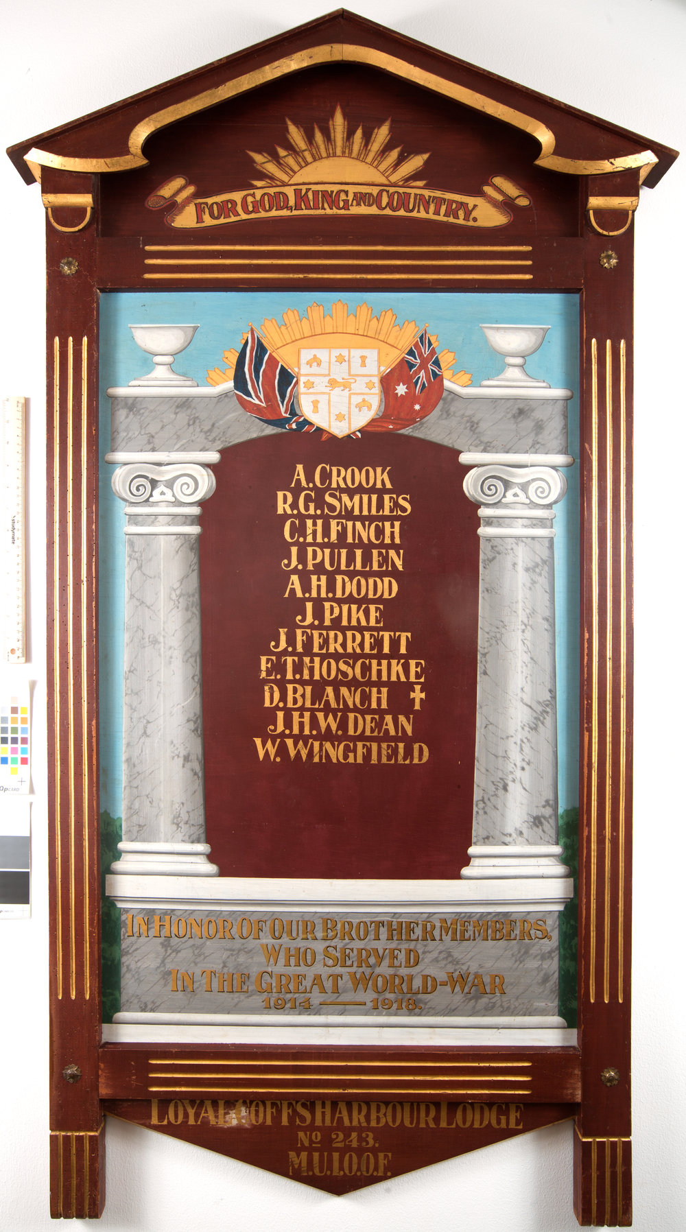 M.U.I.O.O.F. Honour Board