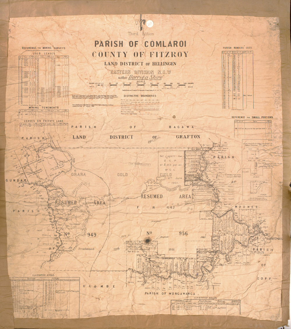 Map of Parish of Comlaroi, 1907