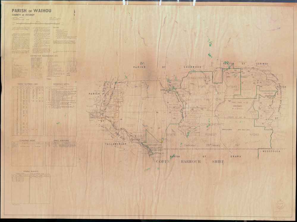 Map of Parish of Waihou, 1969