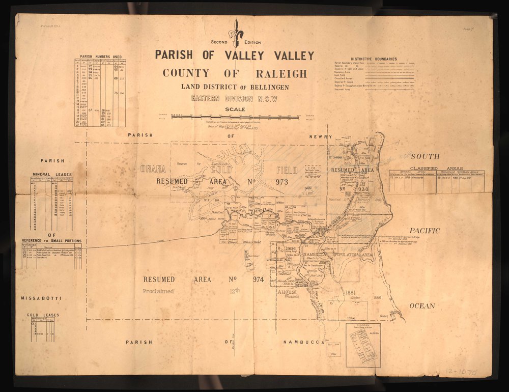 Map of Parish of Valley Valley, 1903