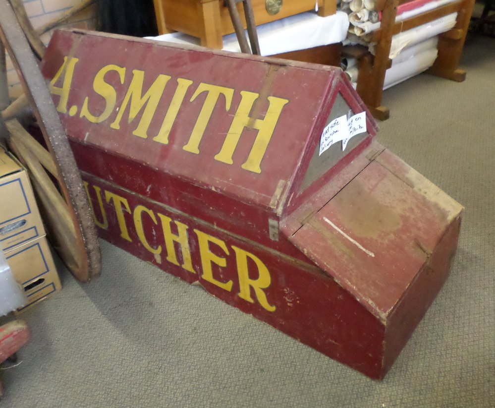 A. Smith butcher's meat delivery sidecar