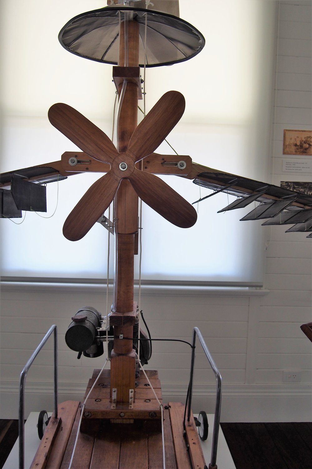 Model of George Hardacre's ornithopter