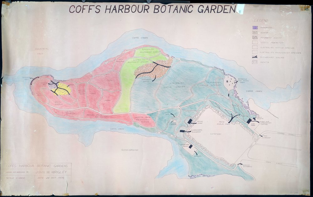 Coffs Harbour Botanic Garden plan, 1979