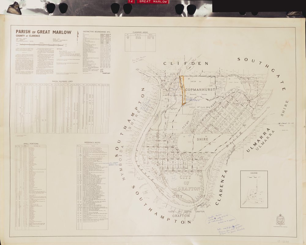 Parish of Great Marlow map, 1970