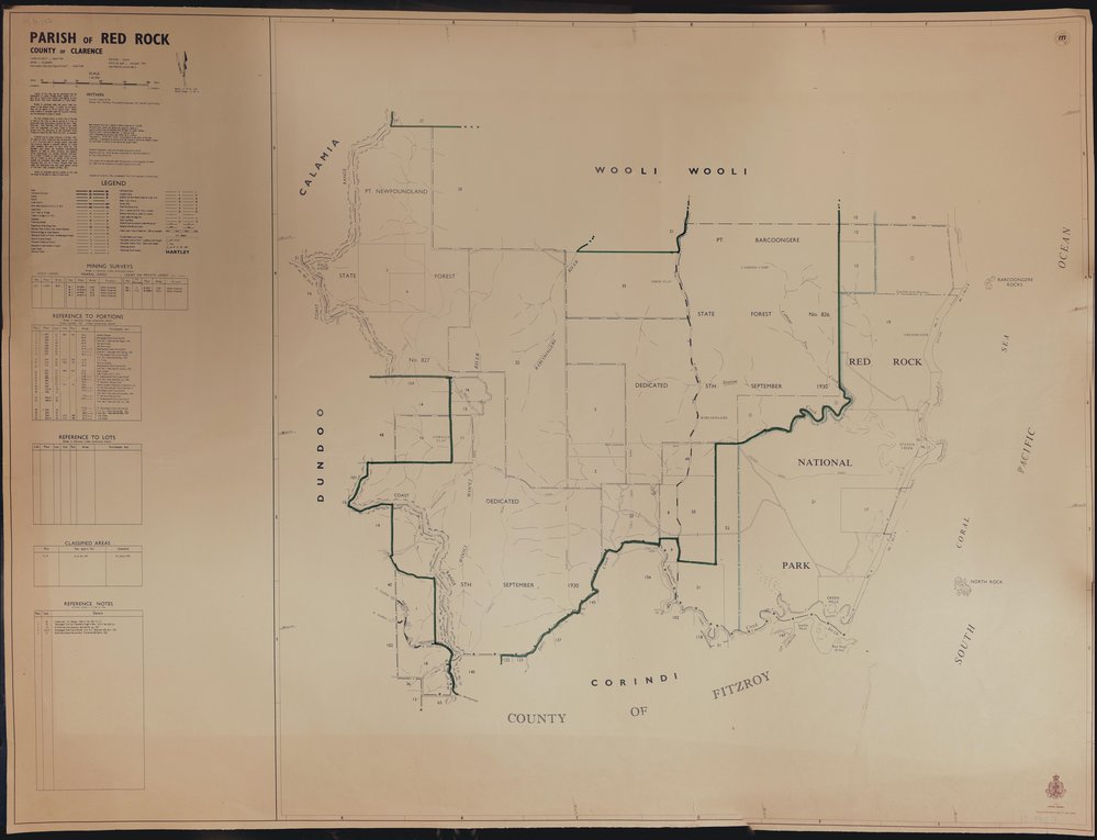 Parish of Red Rock map, 1979