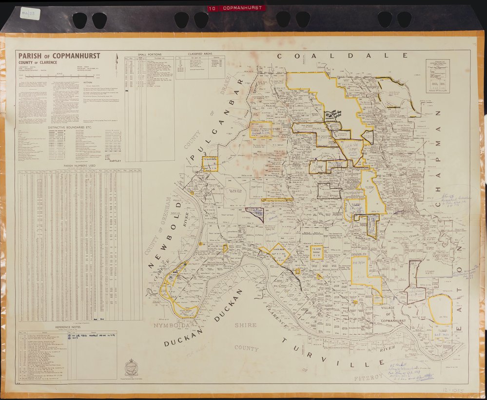 Parish of Copmanhurst map, 1971