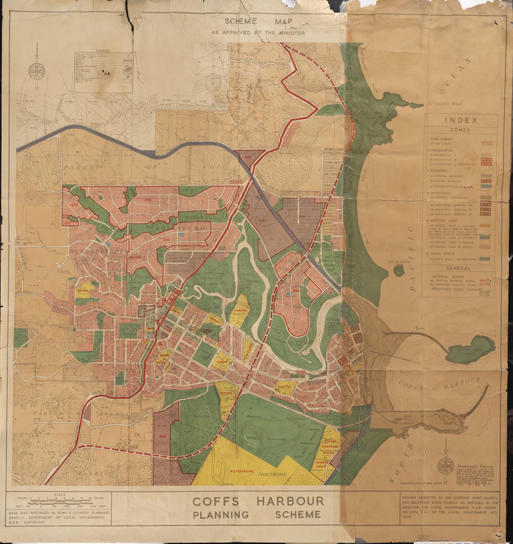 Coffs Harbour Planning Scheme map