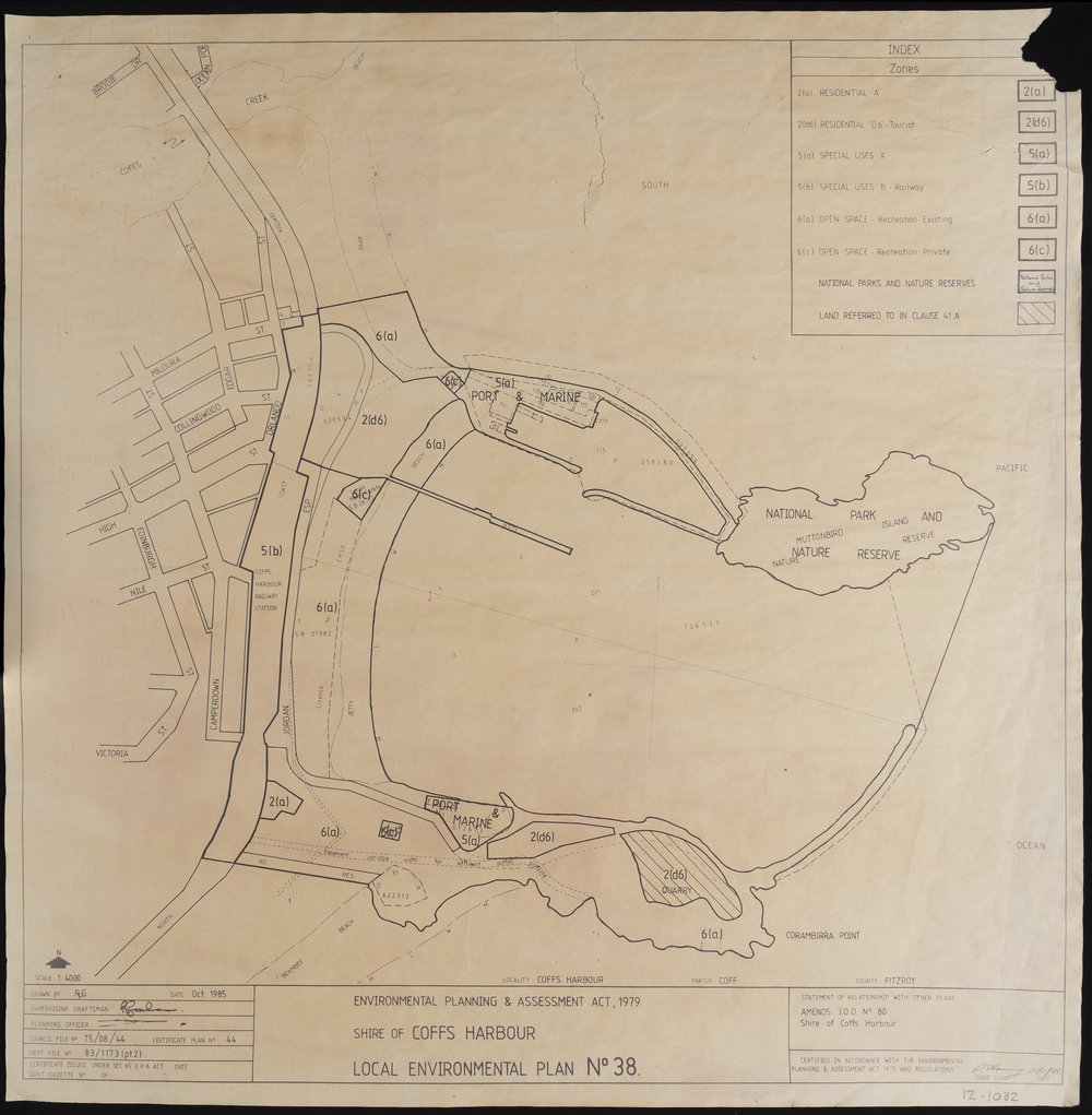 Coffs Harbour Jetty environmental plan, October 1985