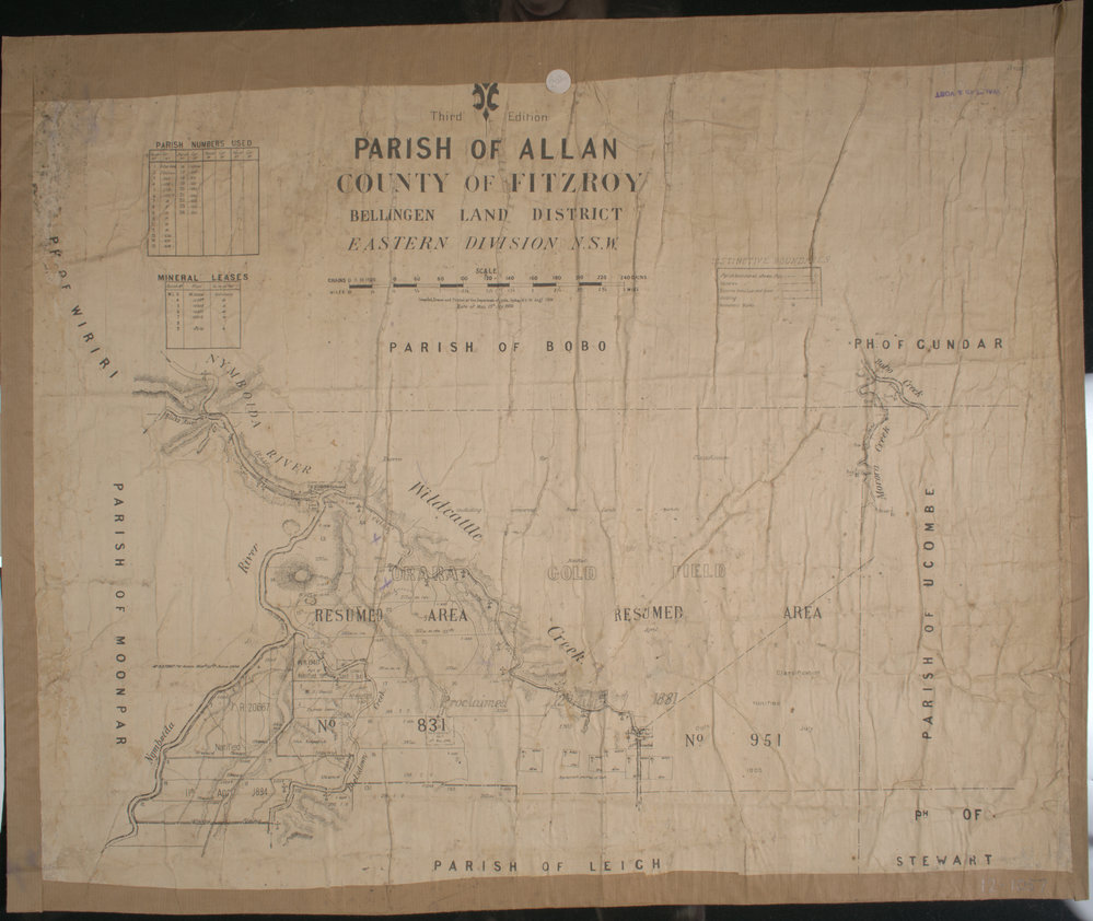 Map of Parish of Allan, 1906