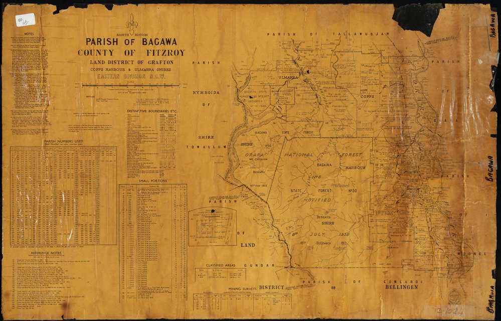 Parish of Bagawa map, 1963