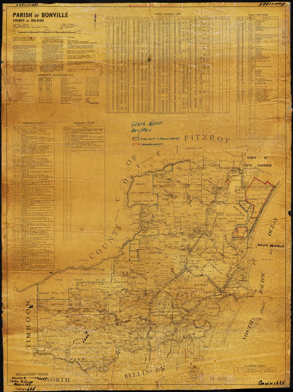 Parish of Bonville, County of Raleigh