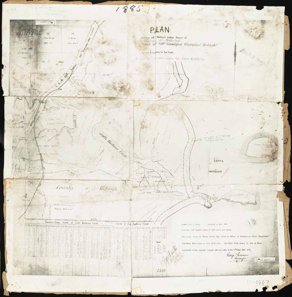 Plan shewing all features within Reserve 15, Village of Brelsford, 1885