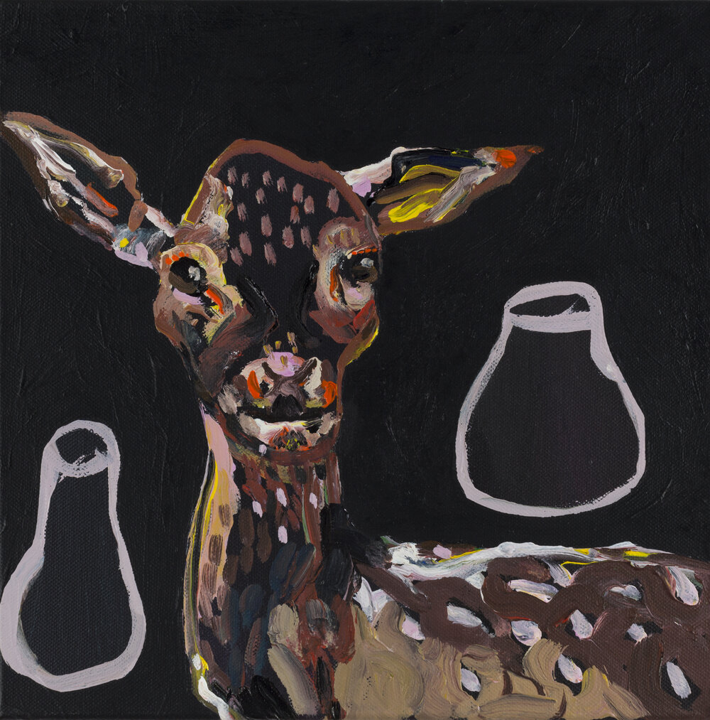 Fawn with urns