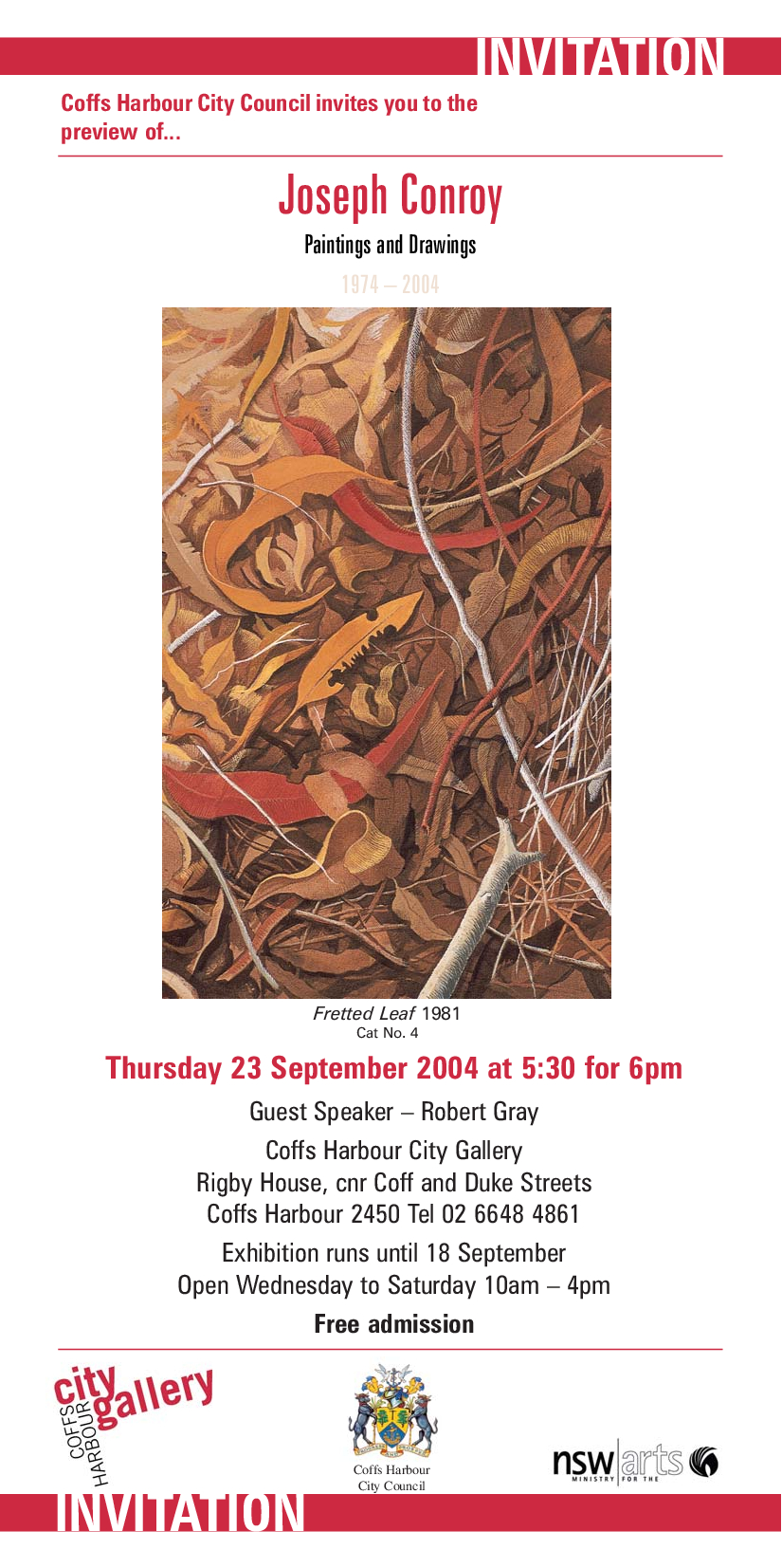 Joseph Conroy   Susan Rushforth   Peter Rushforth