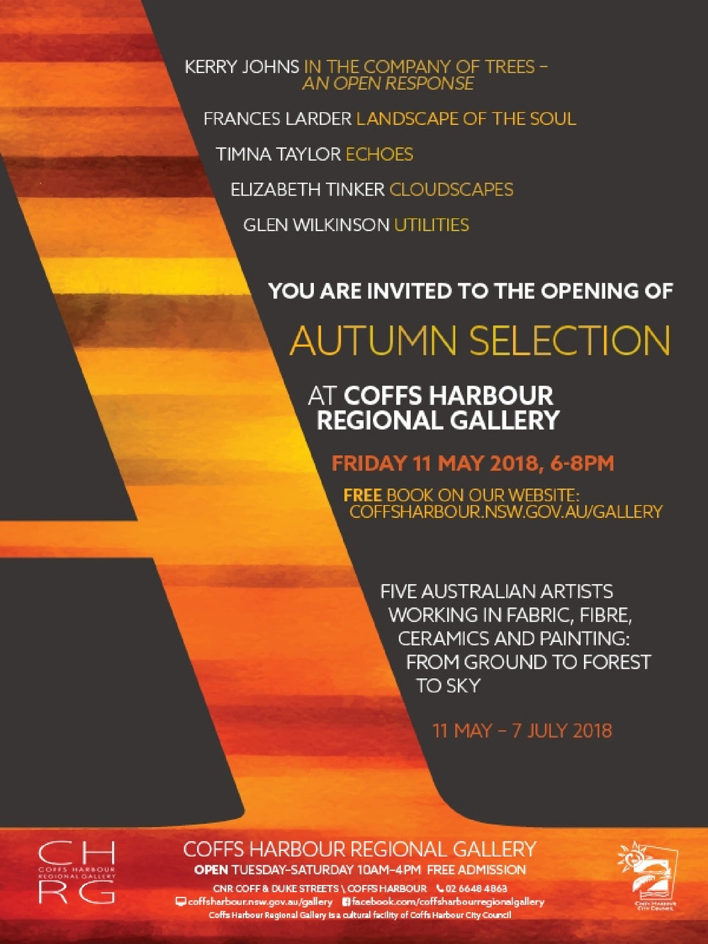 Autumn Selection: Kerry Johns, Frances Larder, Timna Taylor, Elizabeth Tinker, Glen Wilkinson