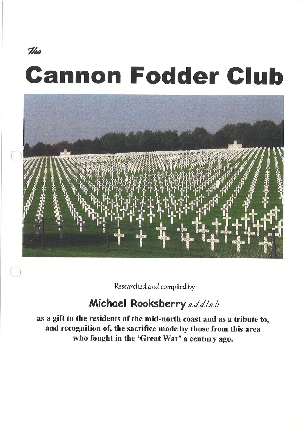 The Cannon Fodder Club