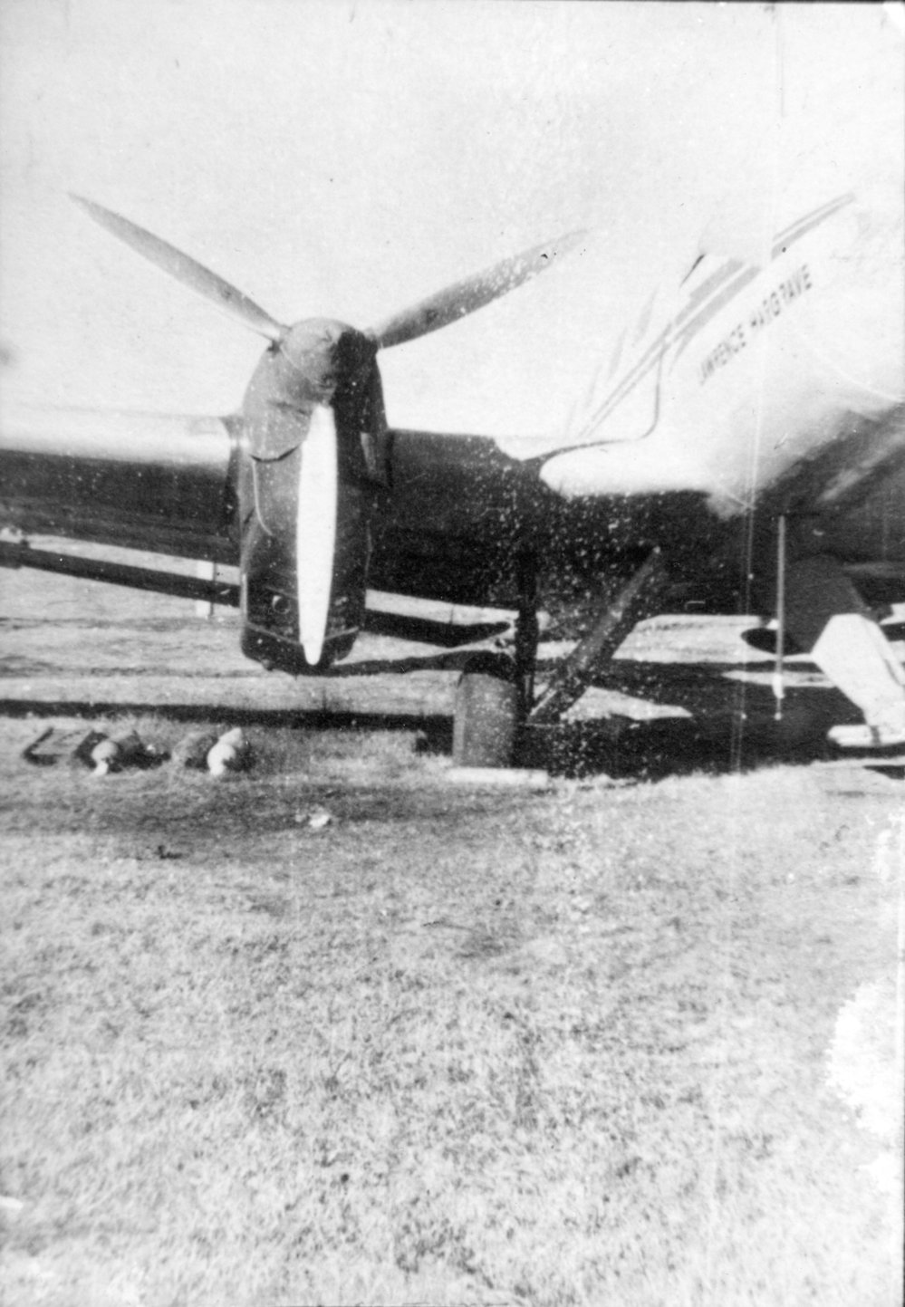 Aeroplane 'Lawrence Hargrave' at Coffs Harbour, 20 May 1937