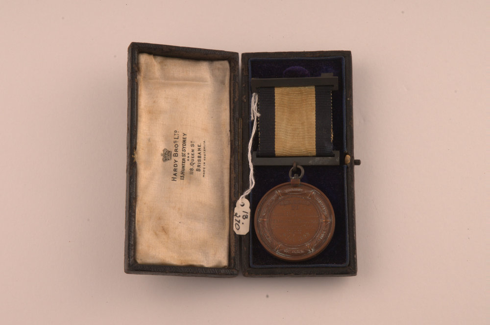 Life-saving medal awarded to Gavin G. D. Buchanan, 1922