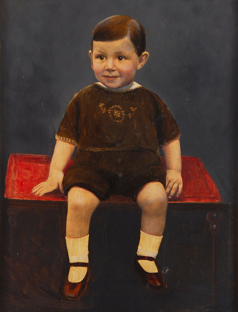 Portrait of young Bernie Malouf
