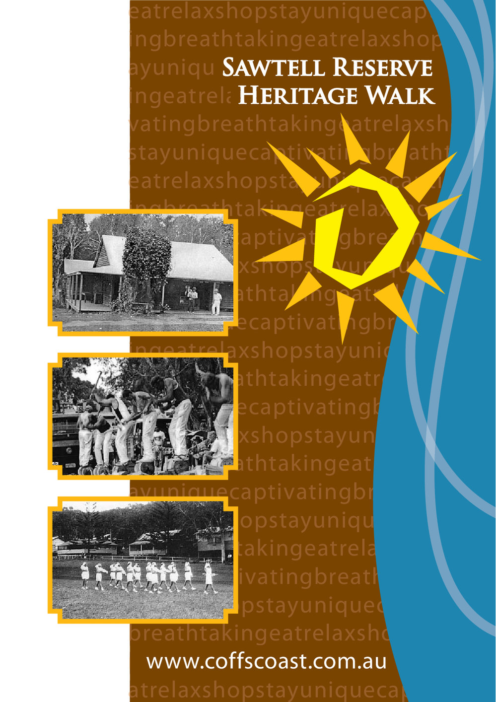 Sawtell Reserve Heritage Walk brochure