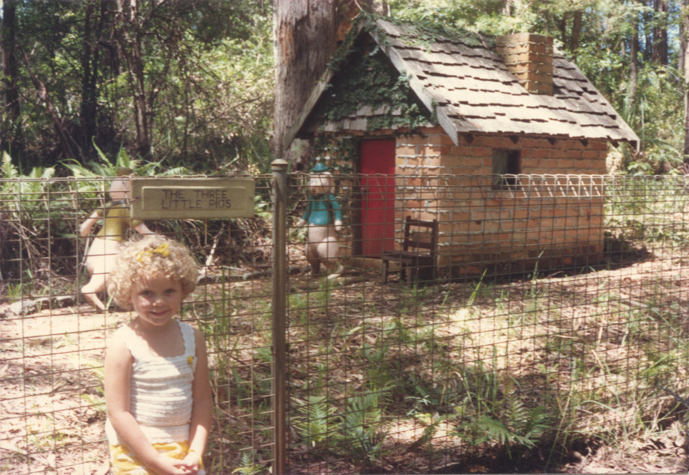 The Three Little Pigs, Storyland Gardens, mid-1980s