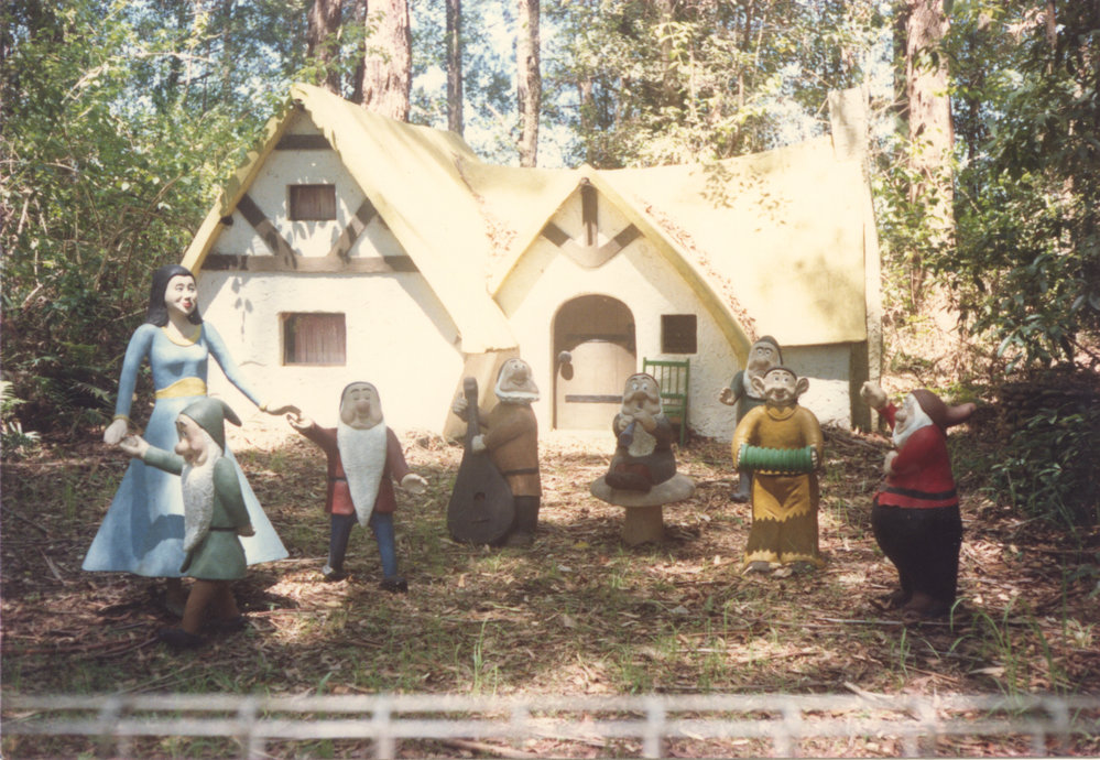 Snow White &amp; the Seven Dwarves, Storyland Gardens, mid-1980s
