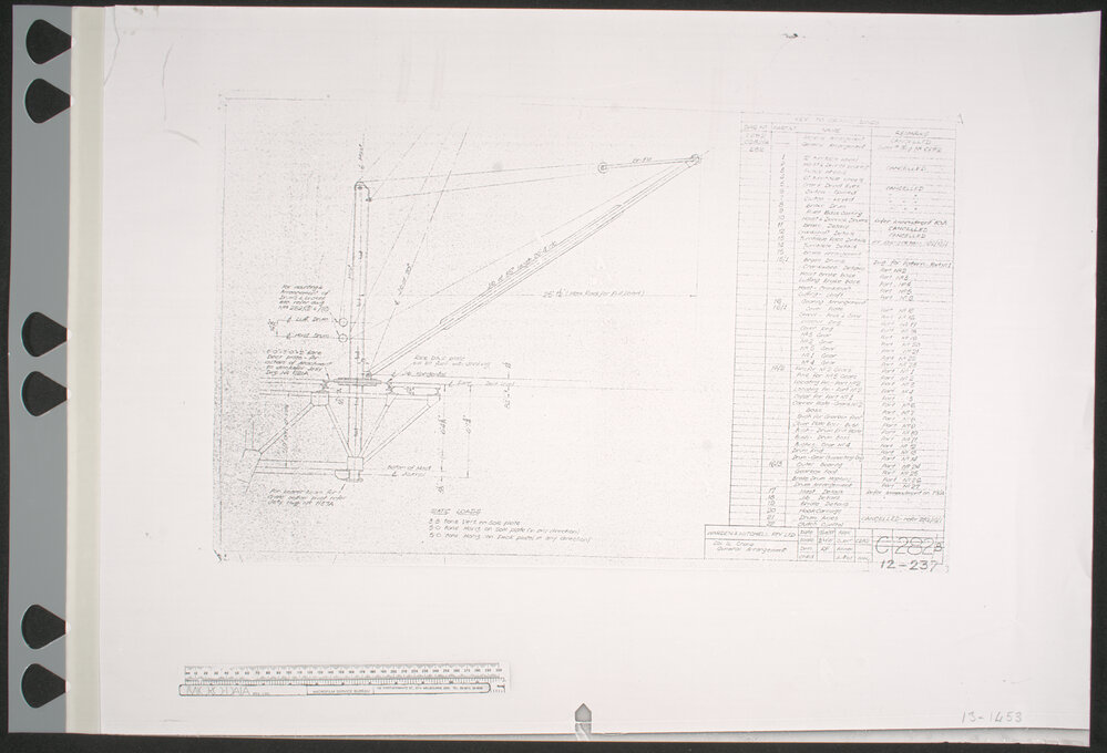 Crane for South Solitary Island, 17 October 1957