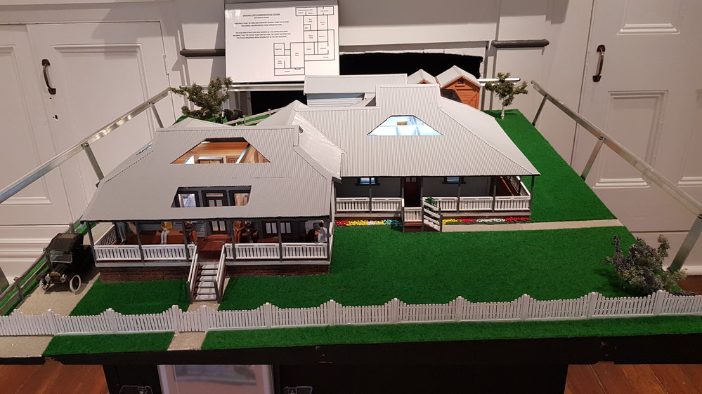 Model of the Historical Coffs Harbour Courthouse and Police Residence