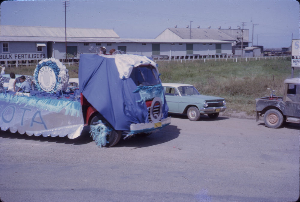 Quota International float, Coffs Jetty, 1964