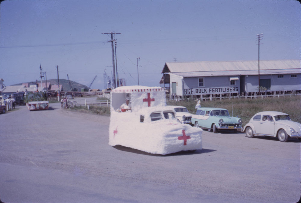 Red Cross float, Coffs Jetty, 1964