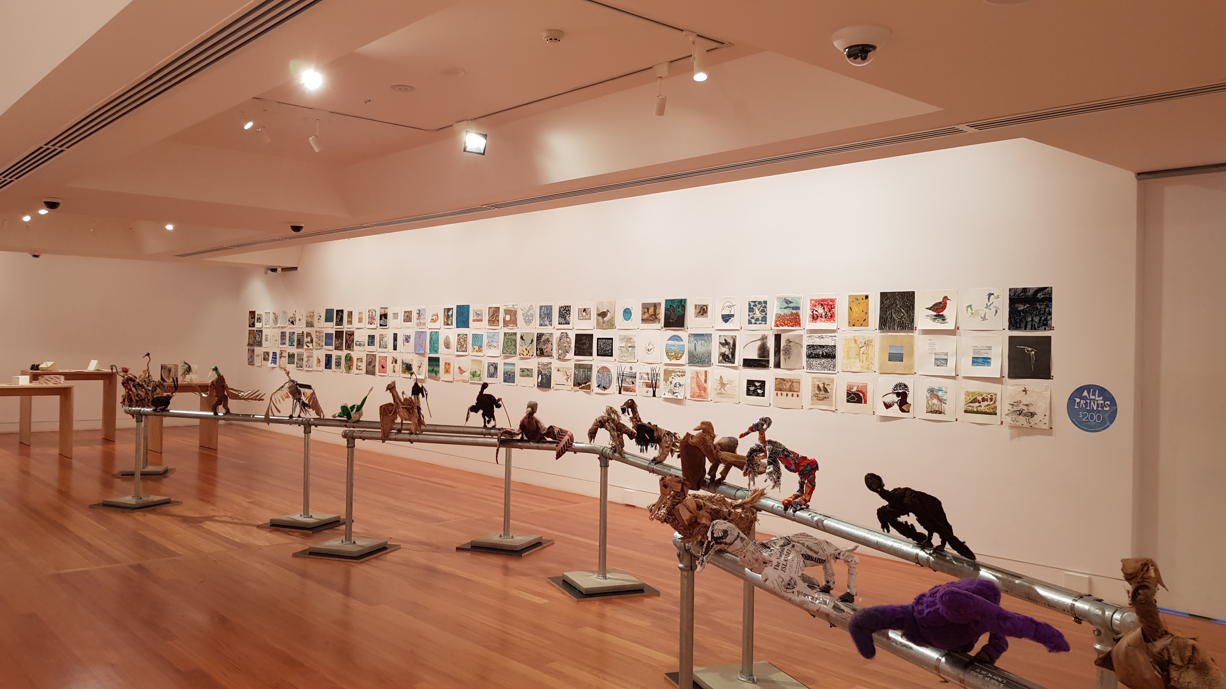 Muttonbird sculptures from the Transmigration project