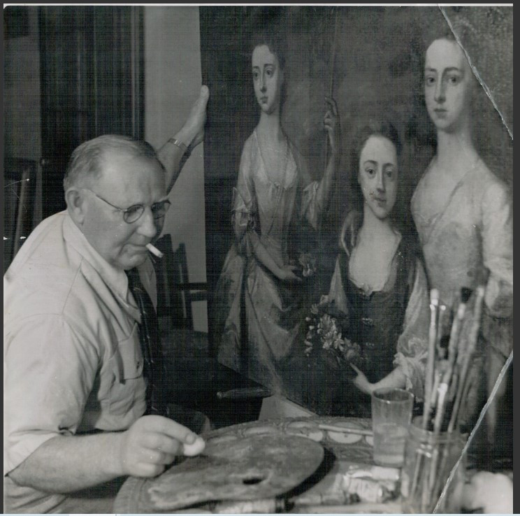 Doing restoration work
Source: public Ancestry file