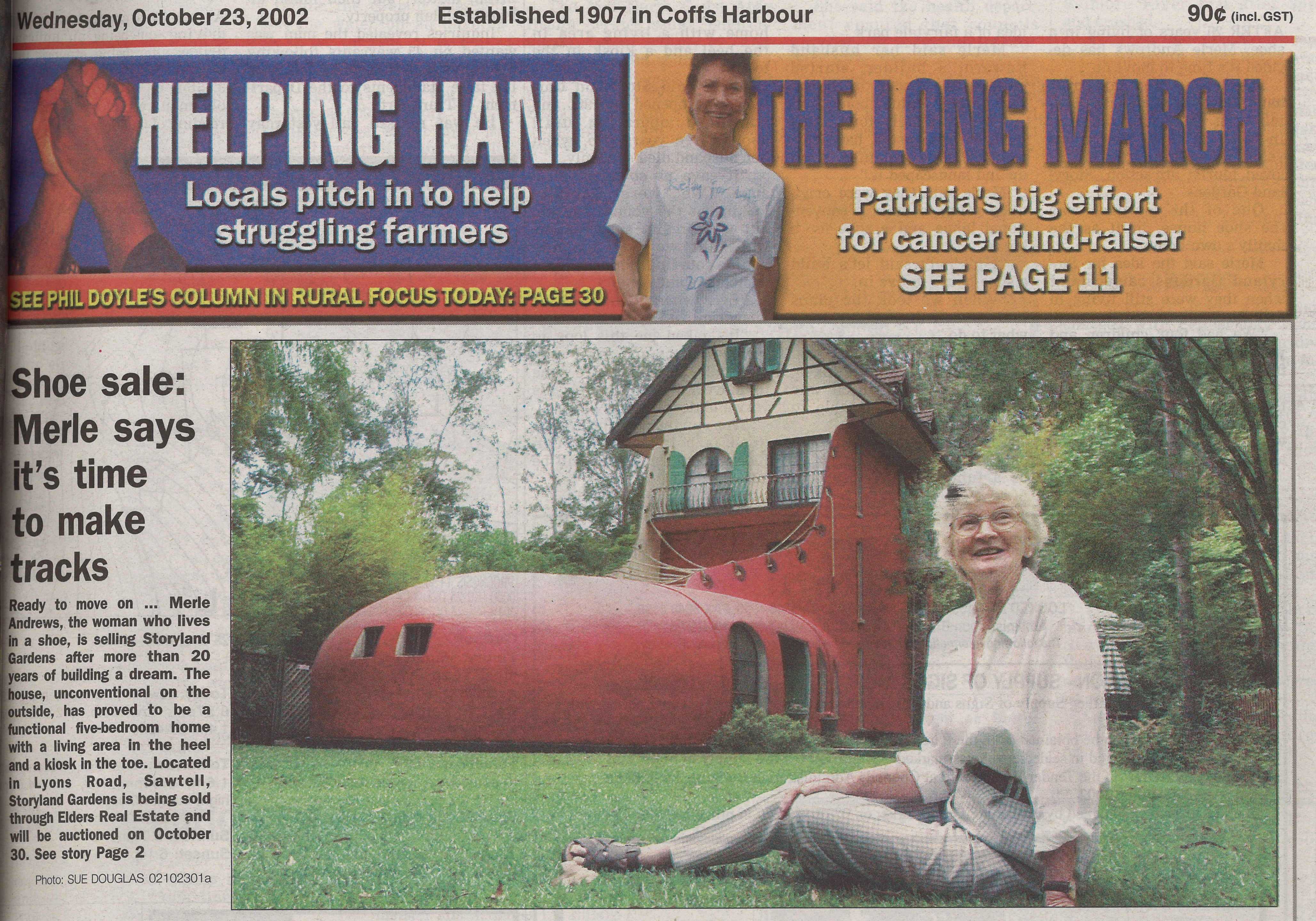 The Advocate, 23 October 2002, p.1