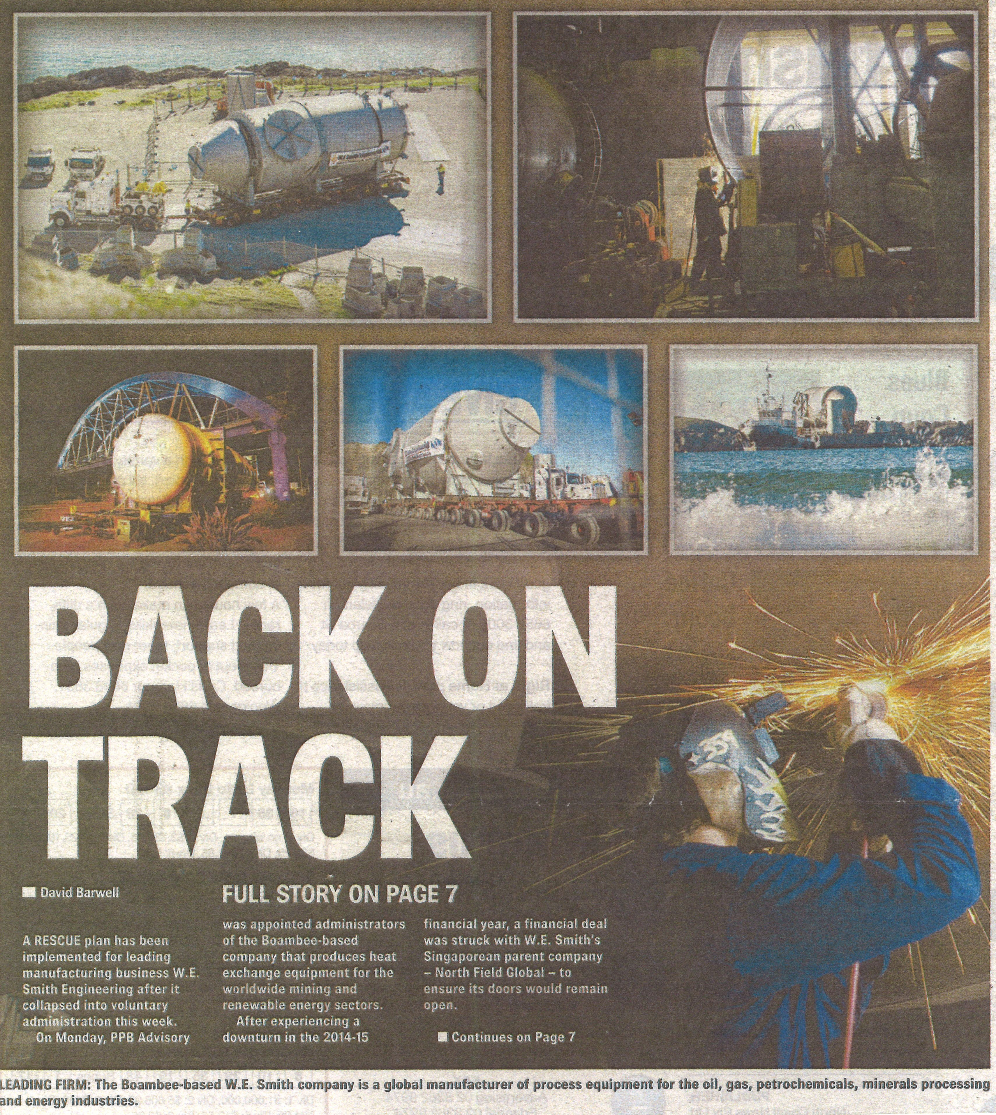 Coffs Coast Advocate
13 May 2015, p.1