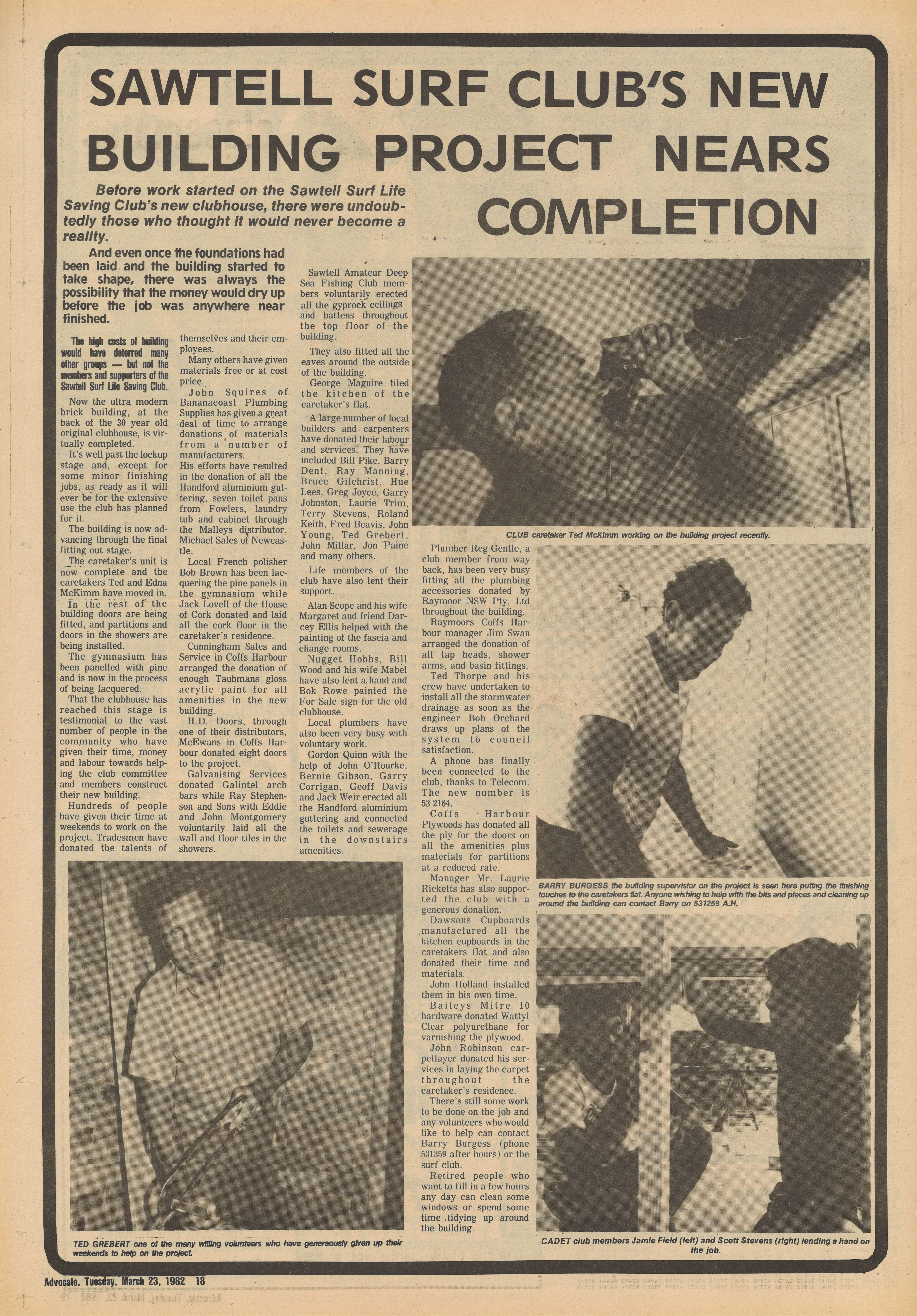 Coffs Harbour Advocate, 23 March 1982, p.18