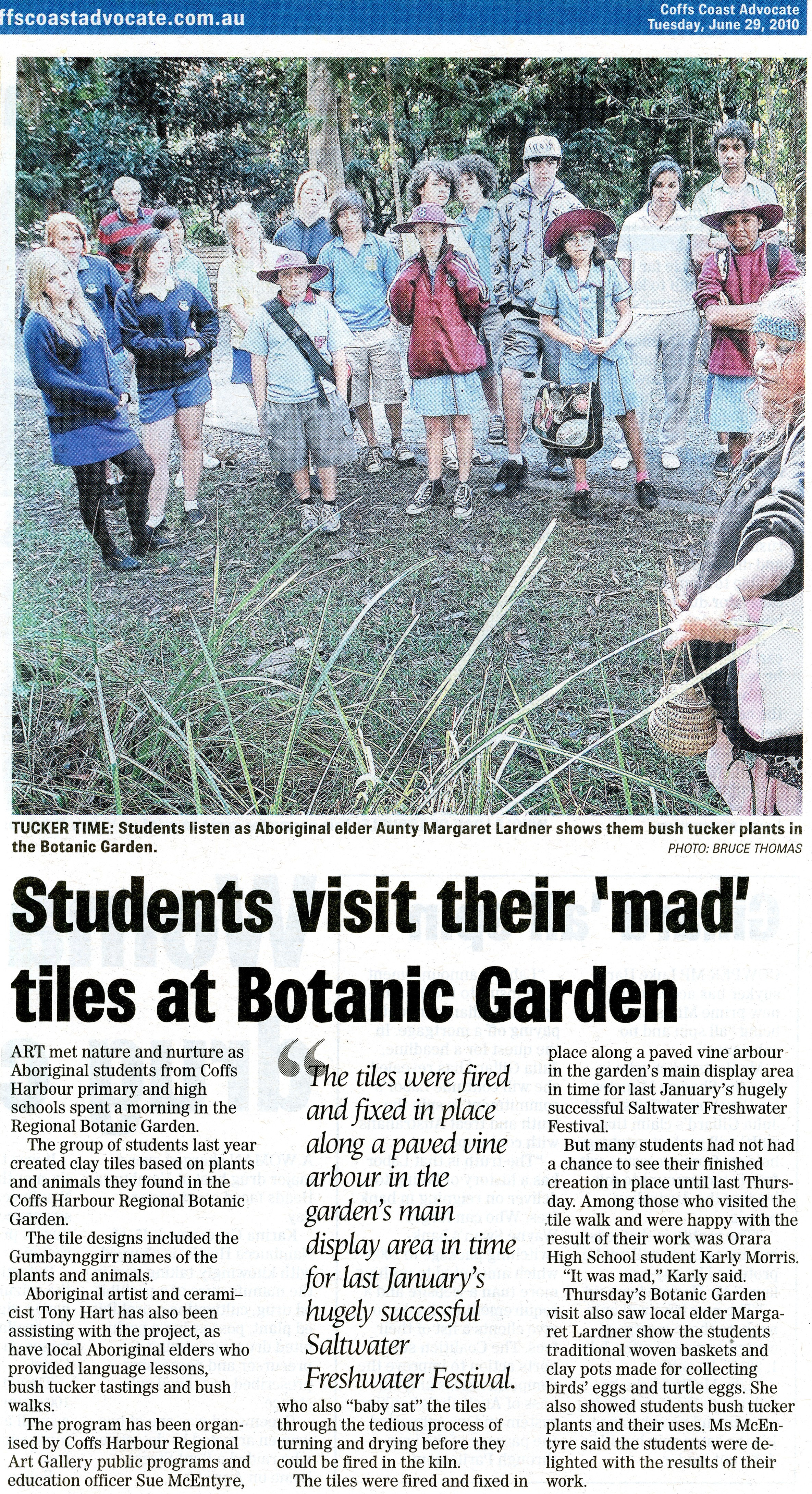 Coffs Coast Advocate, 29 June 2010