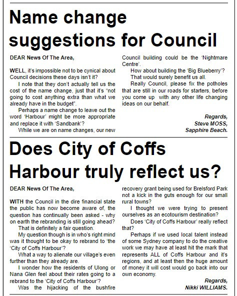 News of the Area
9 September 2022, p.30
https://www.newsofthearea.com.au/category/coffs-coast