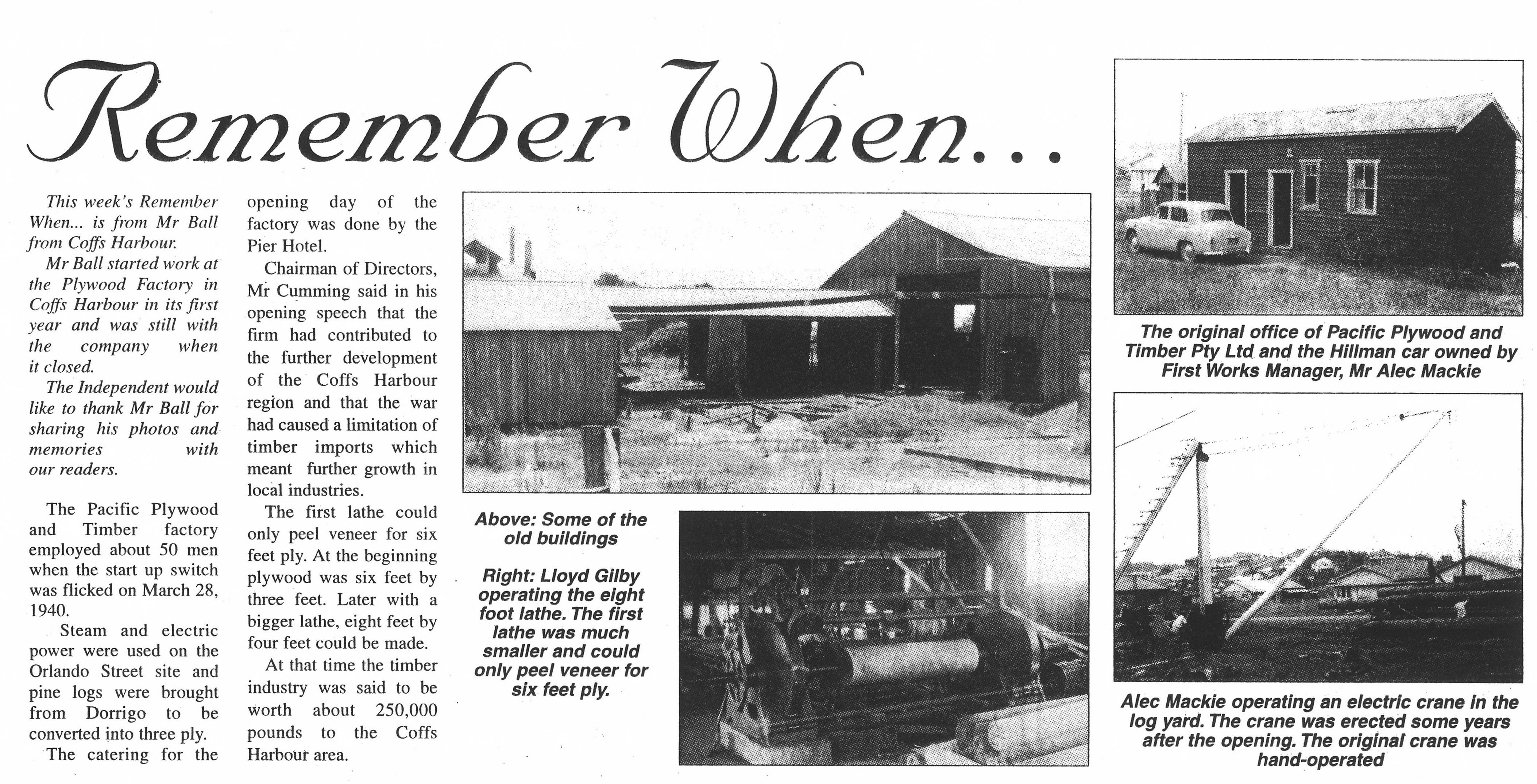 Remember When...
The Independent
23 August 1996