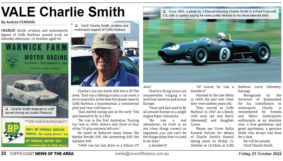News of the Area - Coffs Coast
15 October 2022, p.20