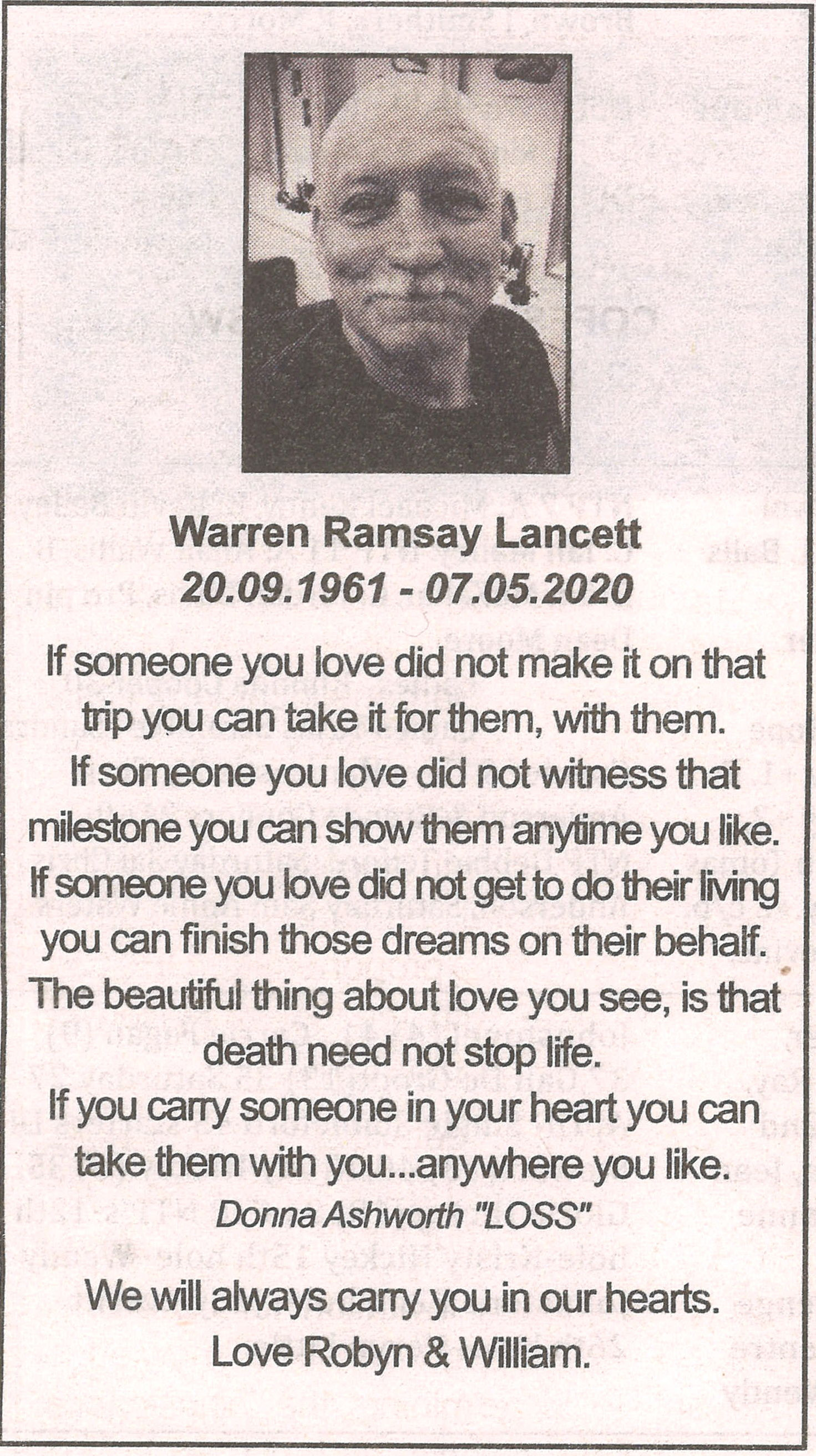 News of the Area, 3 May 2024. 