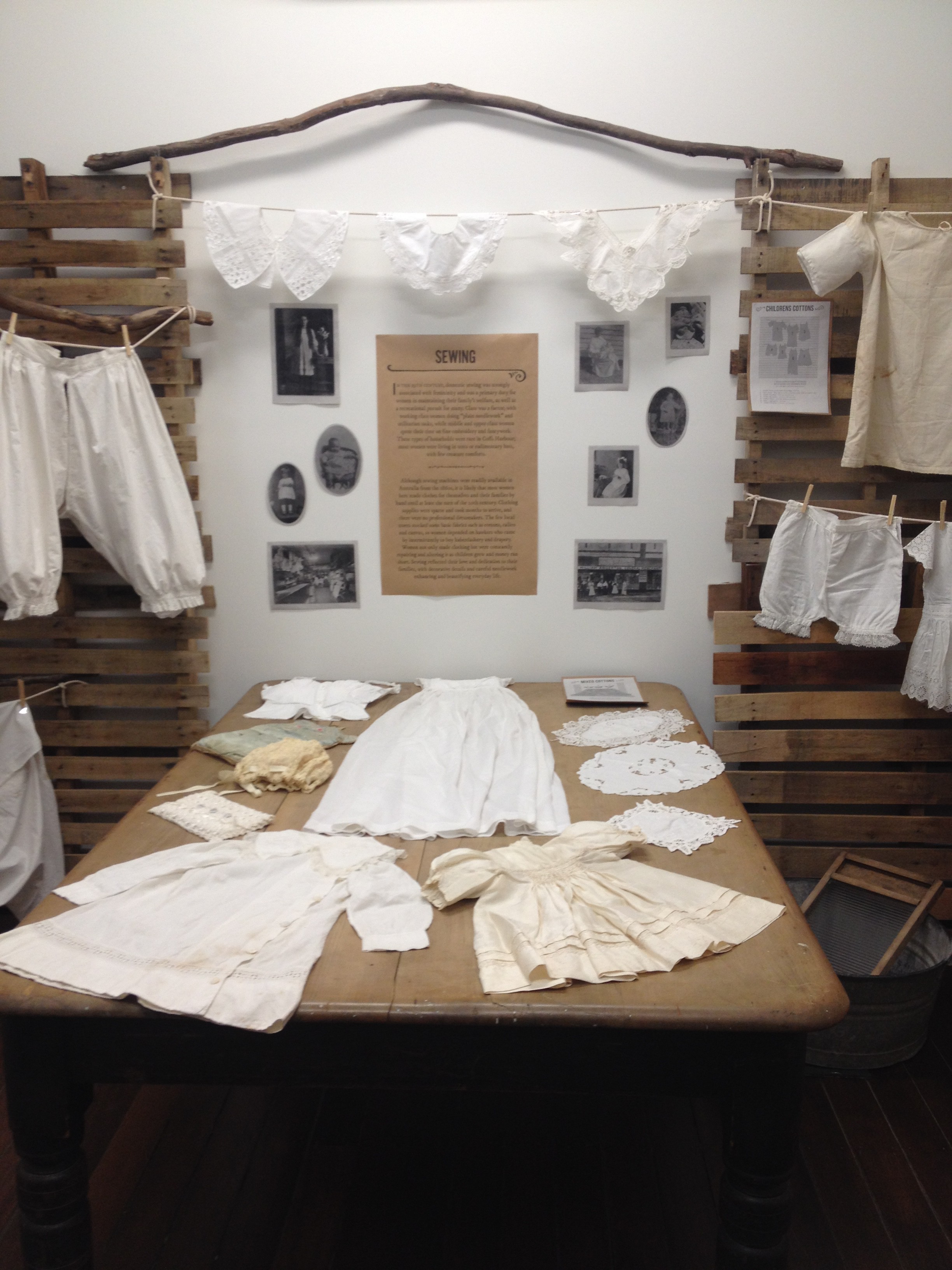 A Selection of Early Textiles, both Hand and Machine-made.