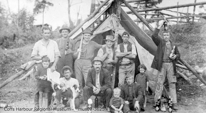 Splitters Camp, c. 1905