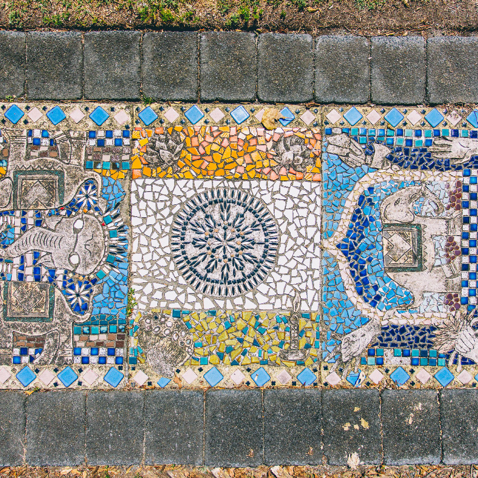 India Mosaic, North Coast Regional Botanic Gardens