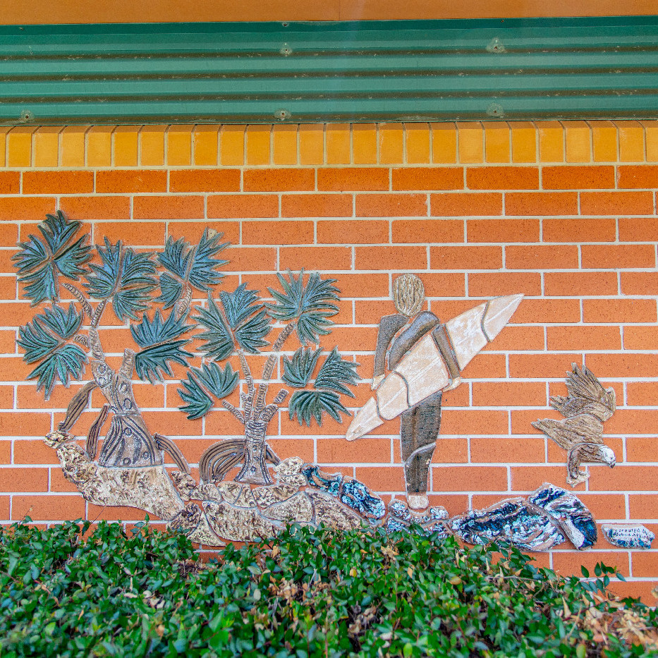 Ceramic panel, Woolgoolga Library